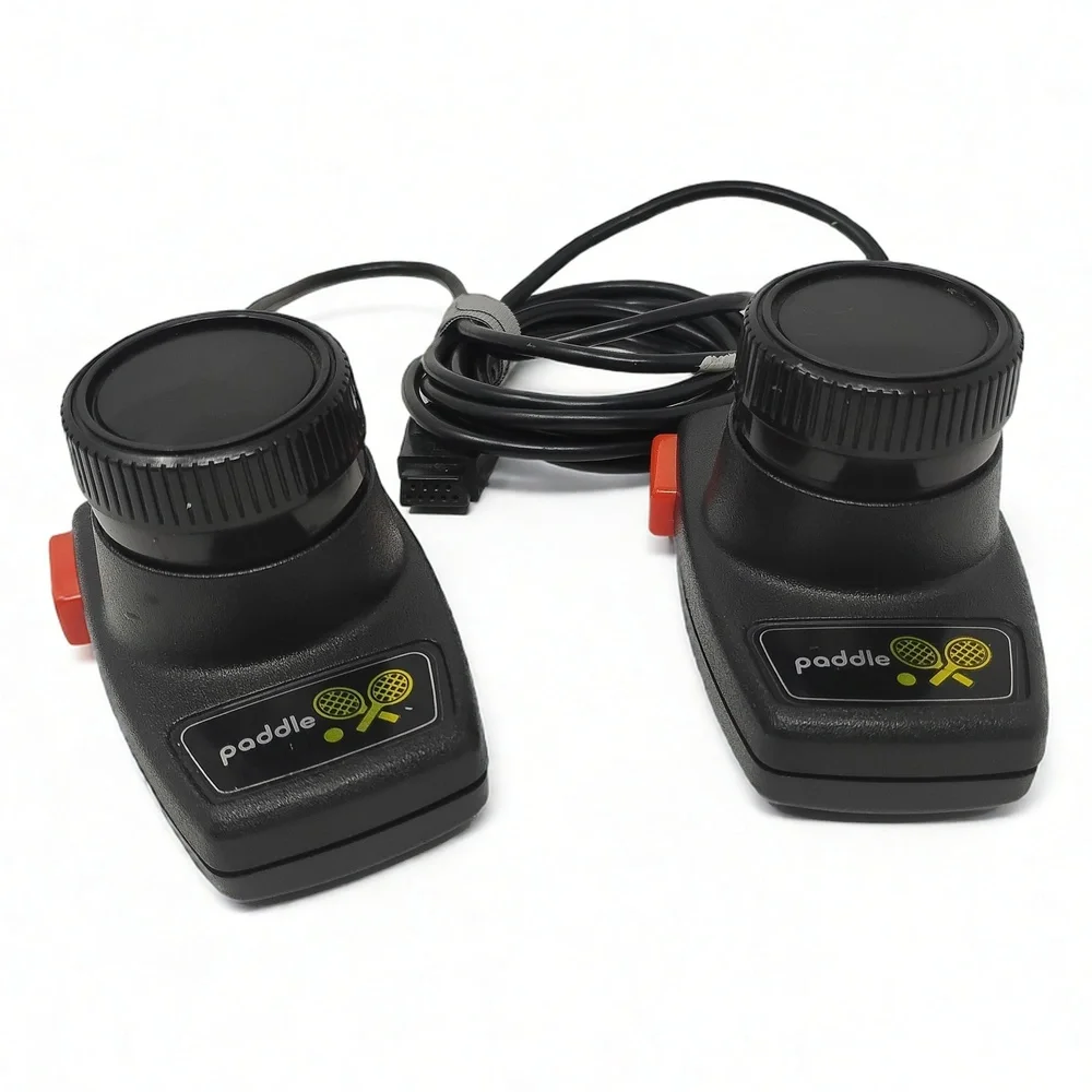Atari 2600 Paddle Controllers CX30-01 Dual Set 9-Pin Arcade Gaming Accessory